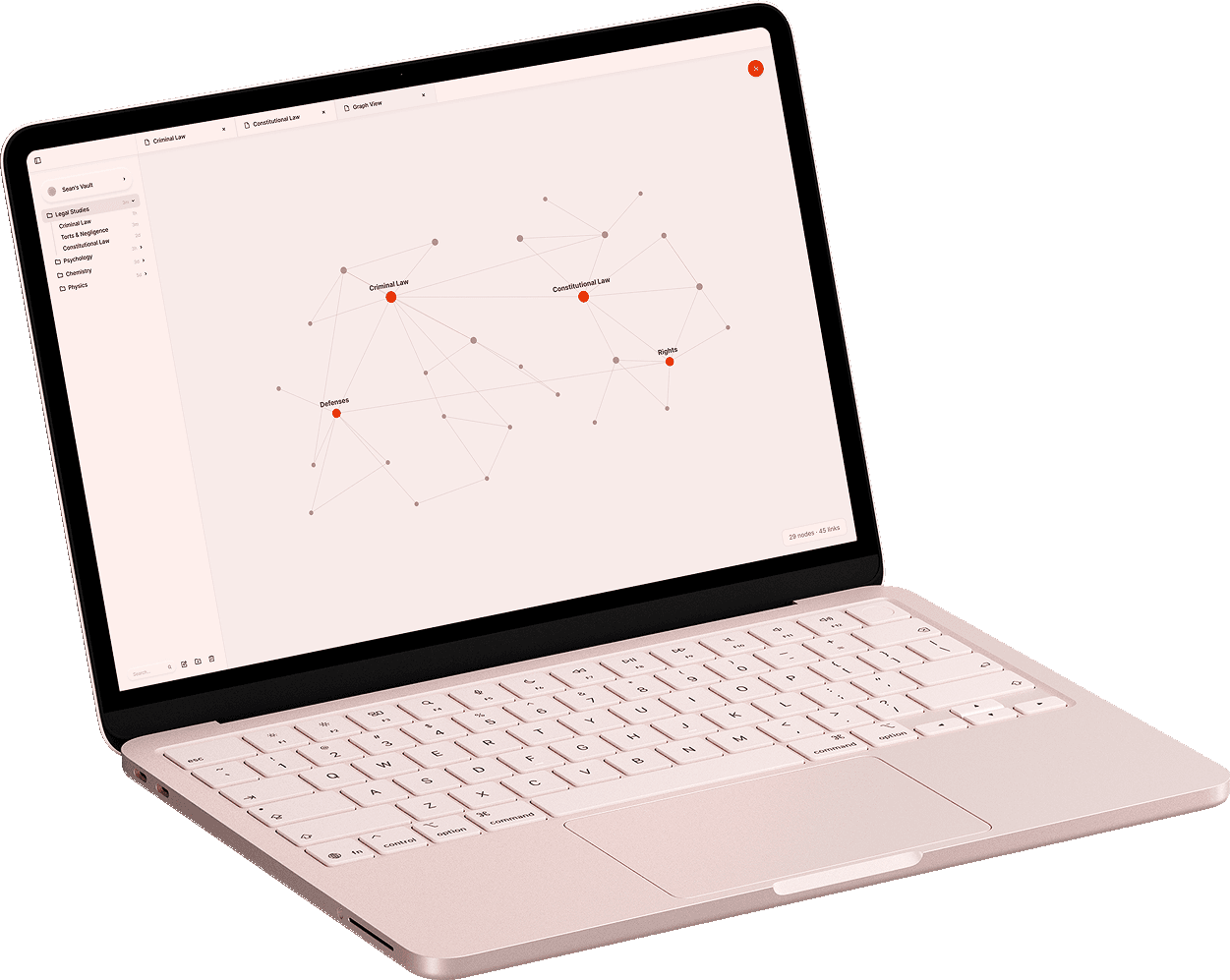 Compendium running on MacBook